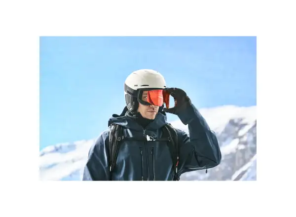 Uvex Lace Attract FM Skibrille black matt/red - orange