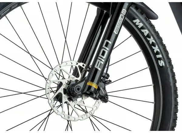 Apache Quruk 3 Vollgefedertes E-Bike (Bosch 750 Wh) Silber