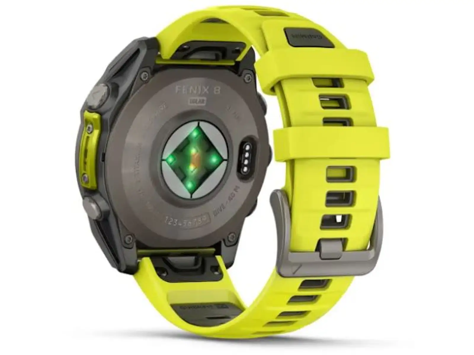 Garmin fenix 8 - 47 mm Solar Sapphire Smartwatch Titanium Yellow/Graphite