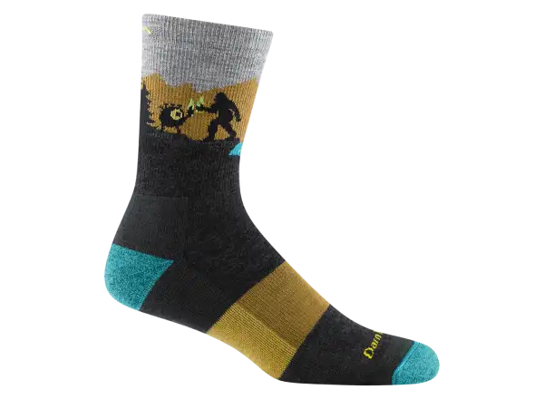 Darn Tough Close Encounters Micro Crew Midweight Cushion Herrensocken Charcoal