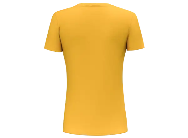 Salewa Pure Eagle Frame Dry Damen T-Shirt kurzarm Gold Melange