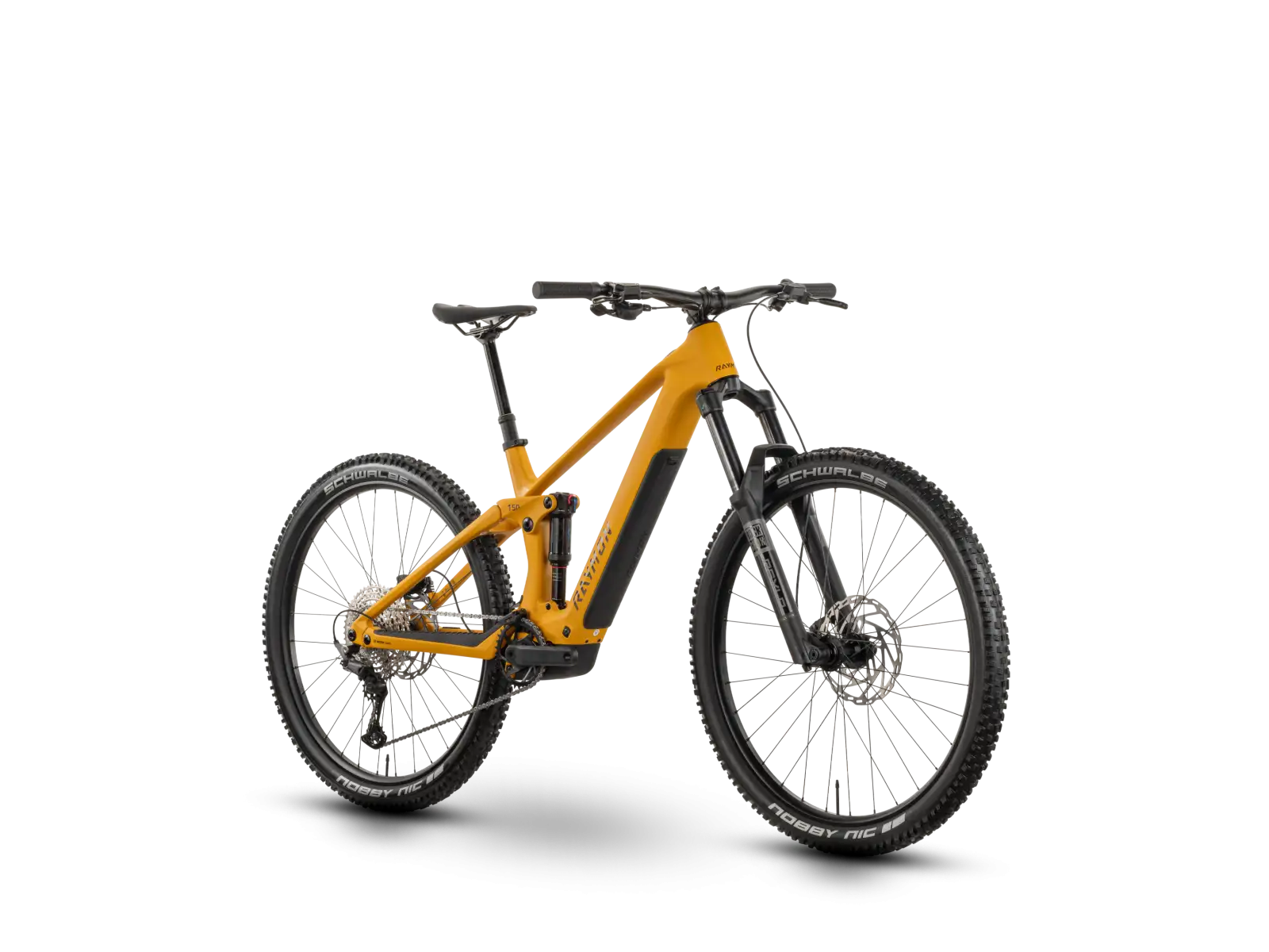 Raymon Airok Comp vollgefedertes Elektrofahrrad Kurkuma/Brown
