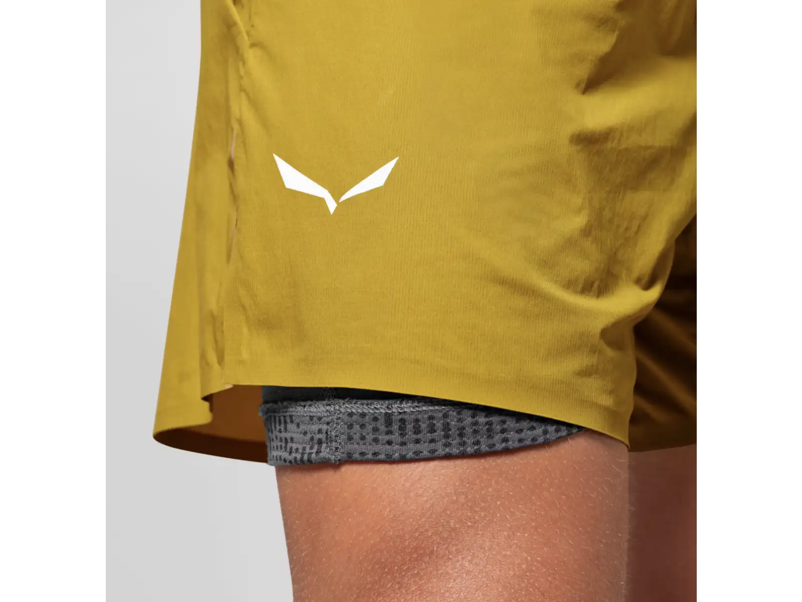 Salewa Pedroc Durastretch 2in1 Herren Shorts Olive Oil