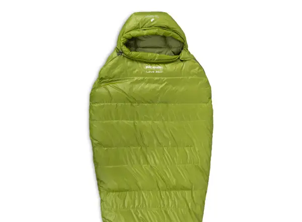 Pinguin Lava 350 Schlafsack 195 cm grün links
