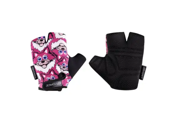 Force Wolfie Kid Kinder-Dreifingerhandschuhe Pink