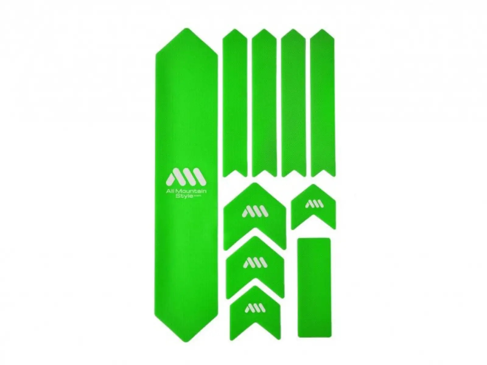 All Mountain Style Rahmen-Schutzaufkleber Extra Signature Green / White