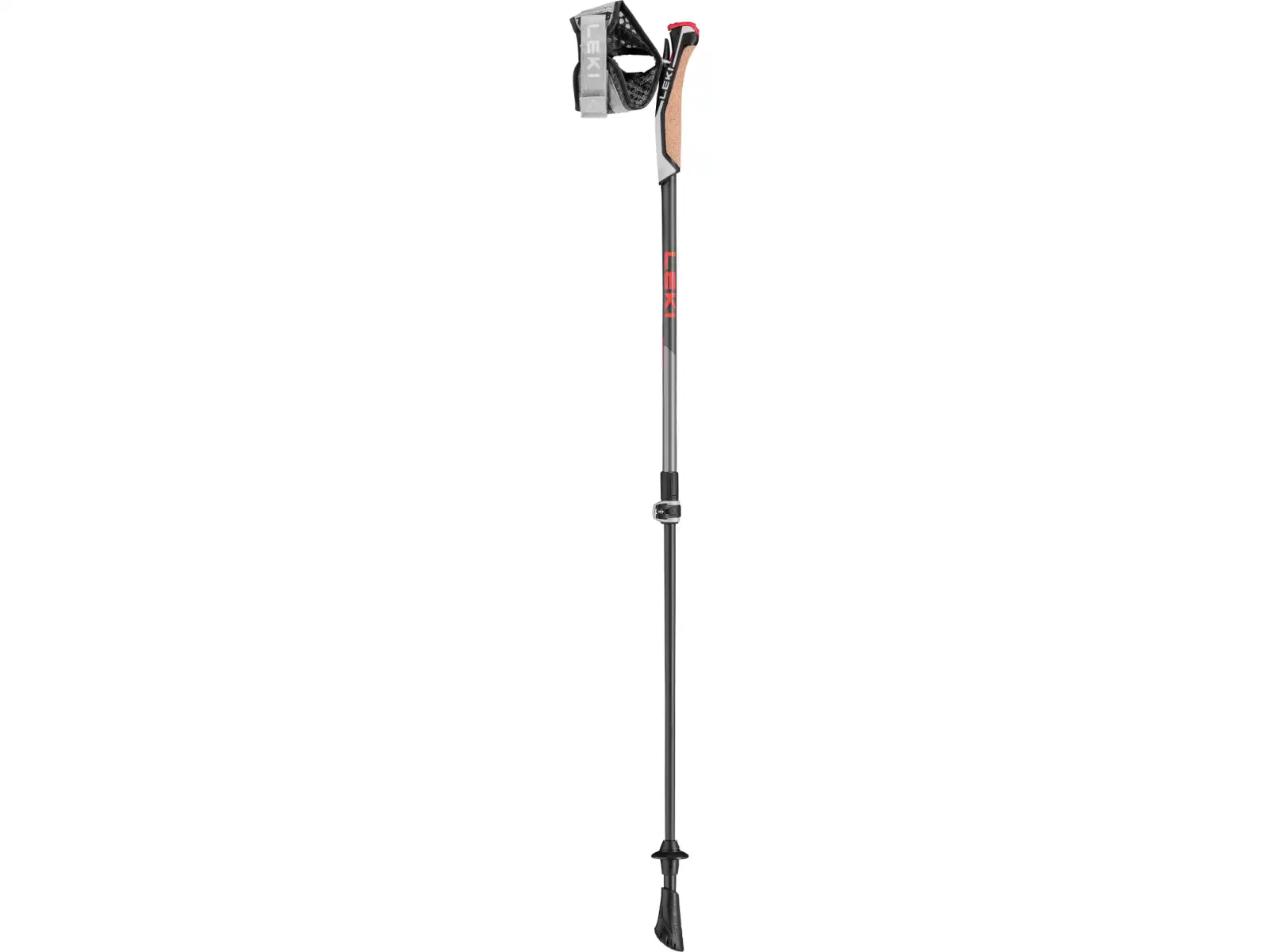Leki Instructor Lite Trekkingstöcke Dark anthracite/Gray/Red Gr.100-125 cm