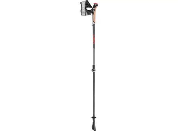 Leki Instructor Lite Trekkingstöcke Dark anthracite/Gray/Red Gr.100-125 cm
