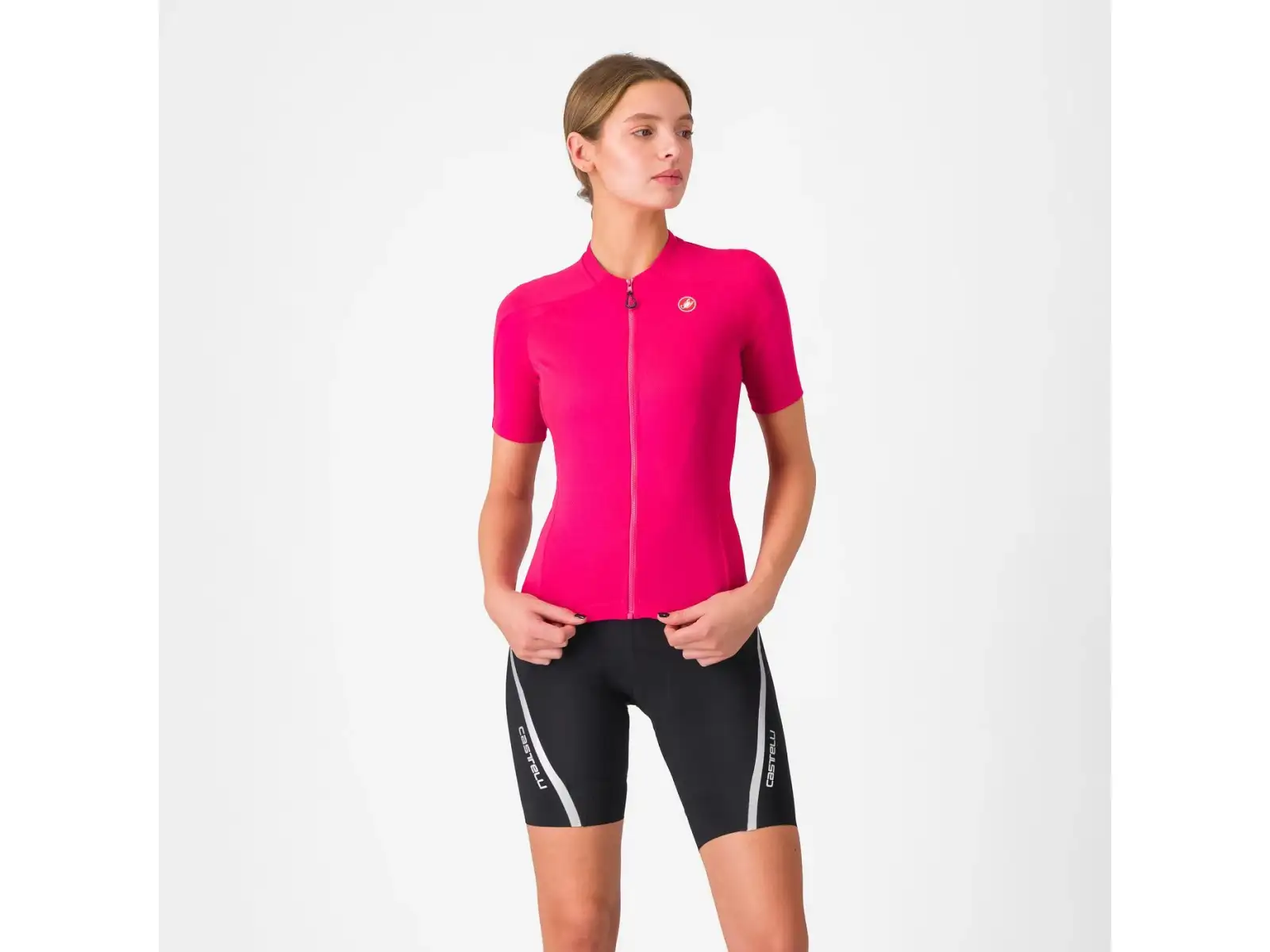 Castelli Velocissima Damen Shorts mit Latz Black/Silver