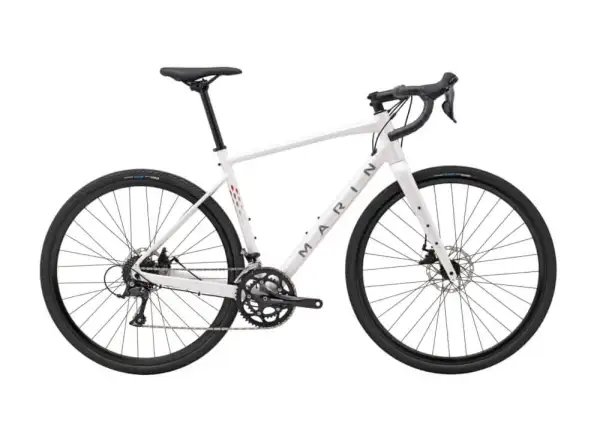 Marin Gestalt 1 Schotterfahrrad Glanz Weiß/Grau