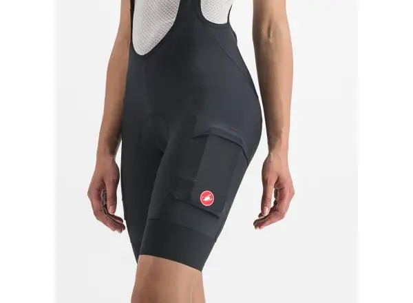 Castelli Unlimited Cargo Damen-Trägershorts Black