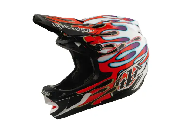 Troy Lee Desing D4 Composite Mips Helm White/Red