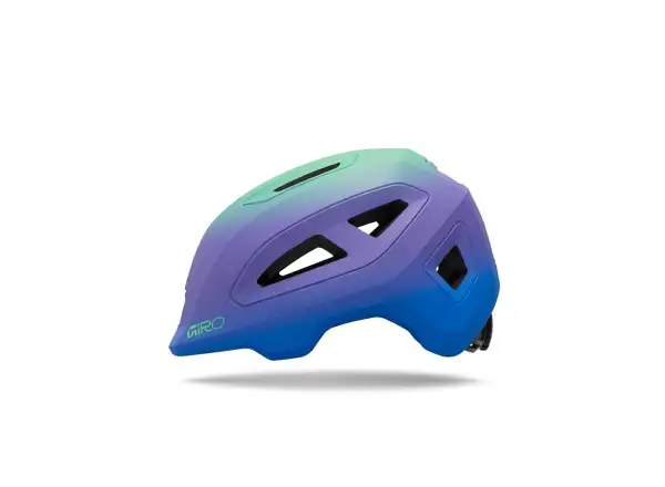 Giro Scamp II Kinderhelm Mat Blue Jewel/Vivid Green Fade
