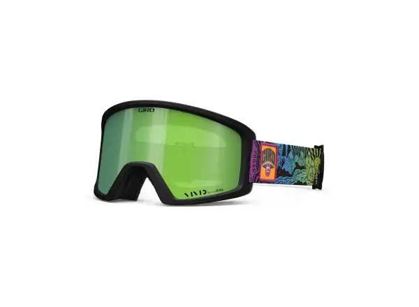 Giro Blok Herren-Skibrille Black Split Fountain Mountain/Vivid Emerald