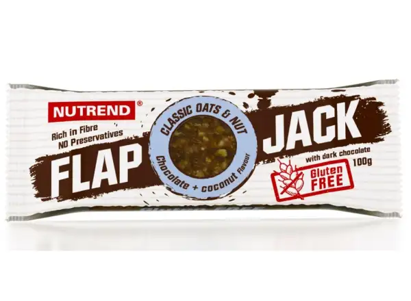 Nutrend Flapjack 100g Riegel Schokolade/Kokos mit dunkler Schokolade