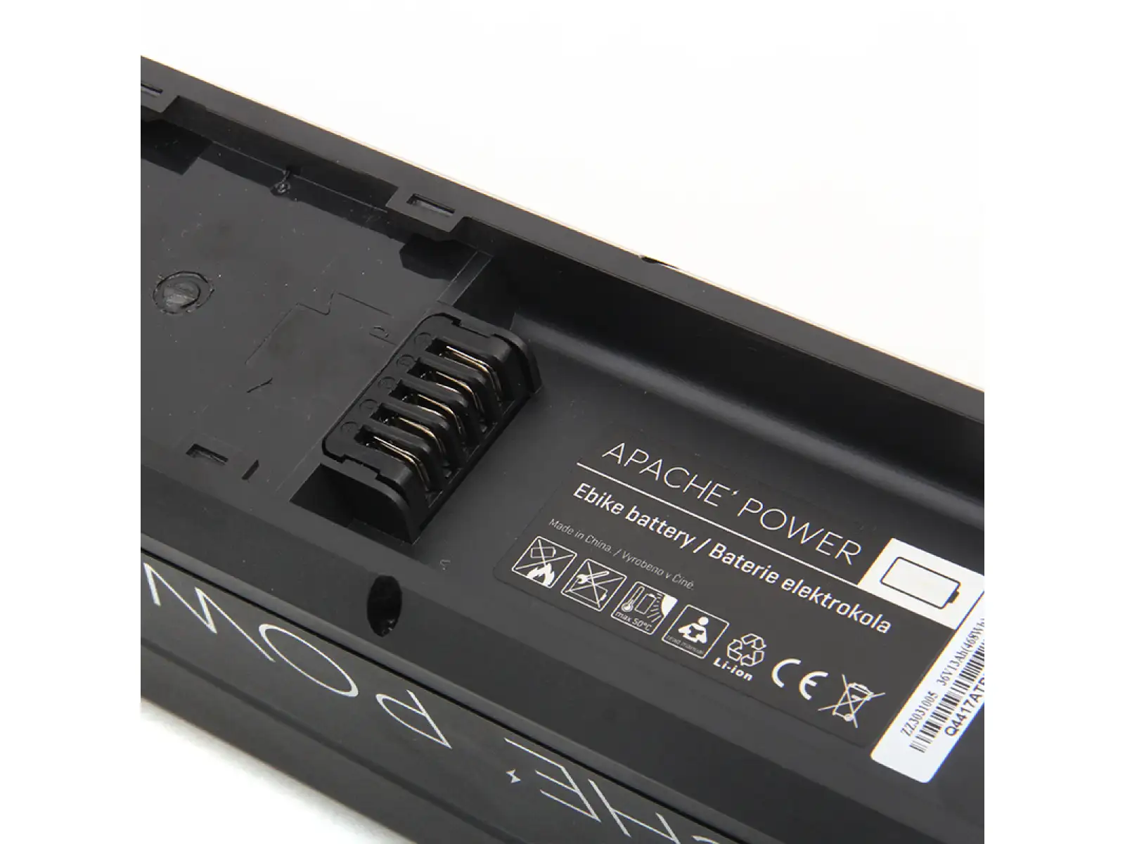 Apache Power R7 Rahmen-Akku Li-Ion 36 V 17,5 Ah / 630 Wh (Flachstecker-Anschluss)