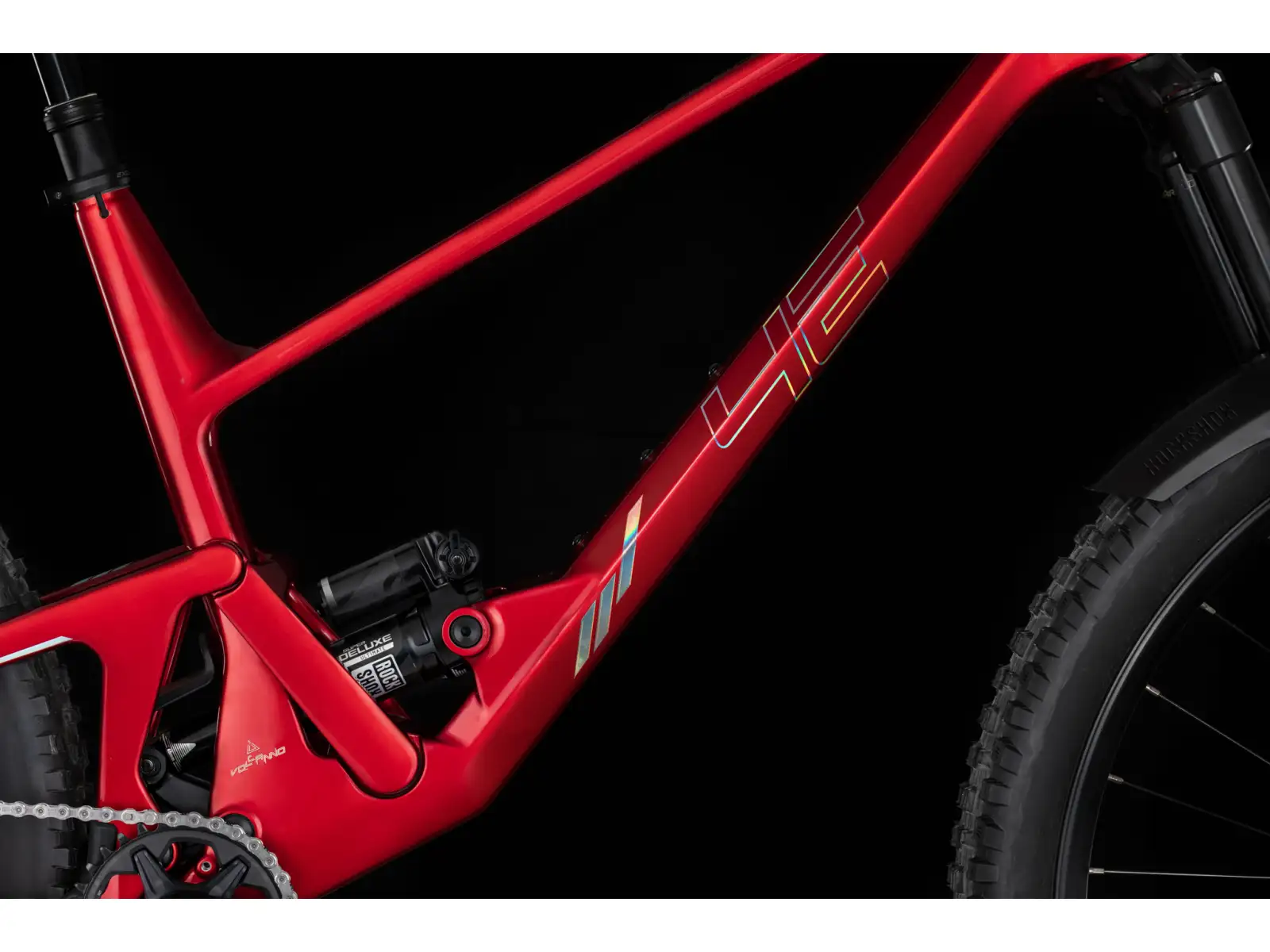 4ever Volcanno Vesuv Fully Mountainbike - Flame Red/Hologram