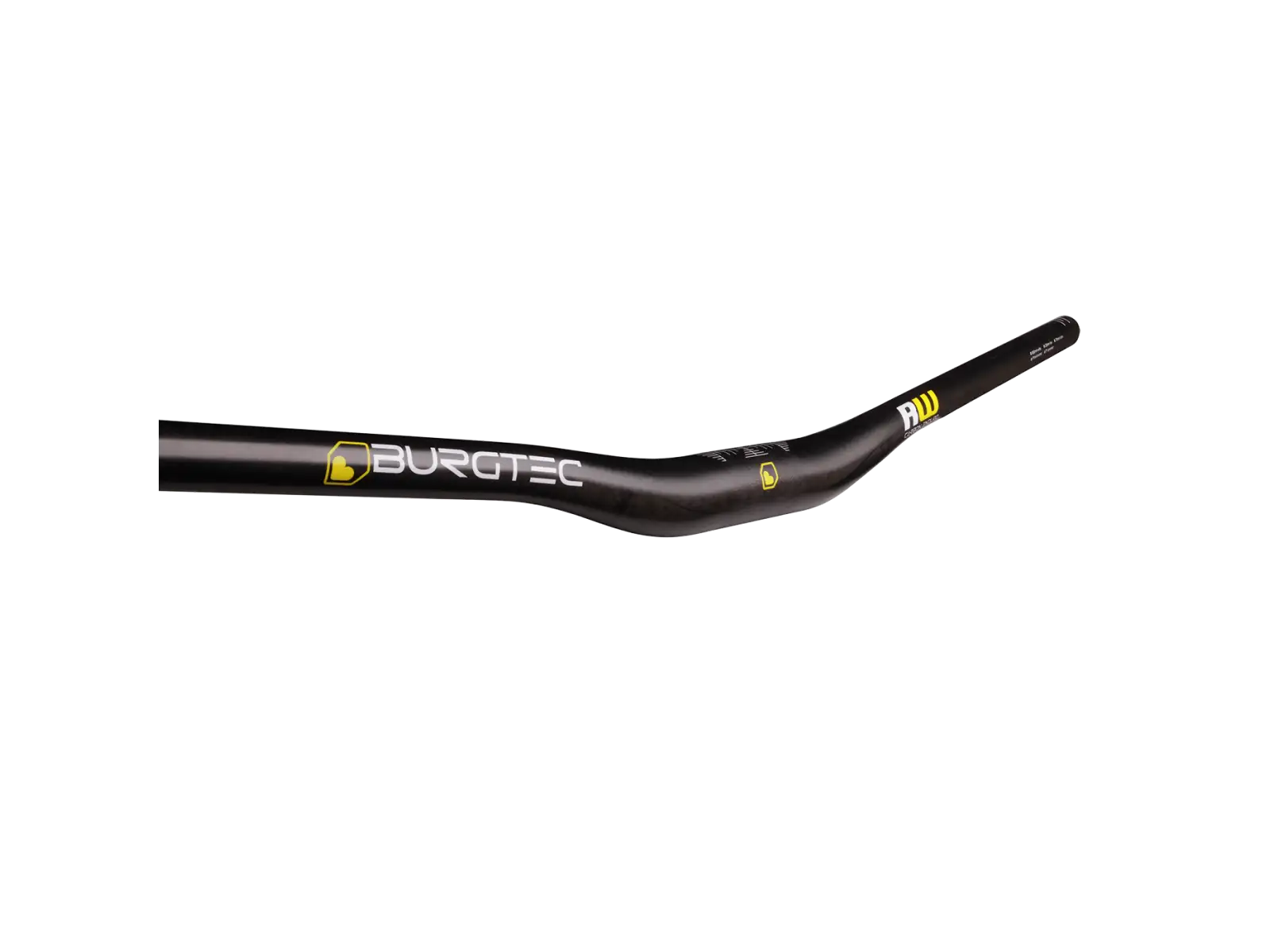 Burgtec Ride Wide Carbon Enduro MTB Lenker 35/800 mm Schwarz