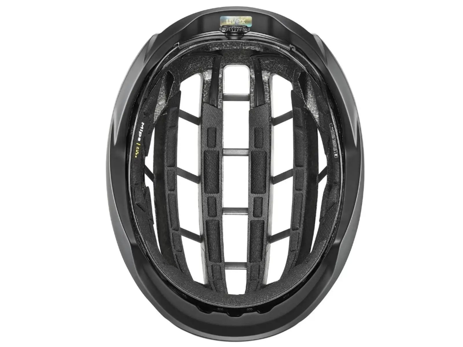 Uvex Surge Aero MIPS Rennradhelm Black/Sage Green Matt