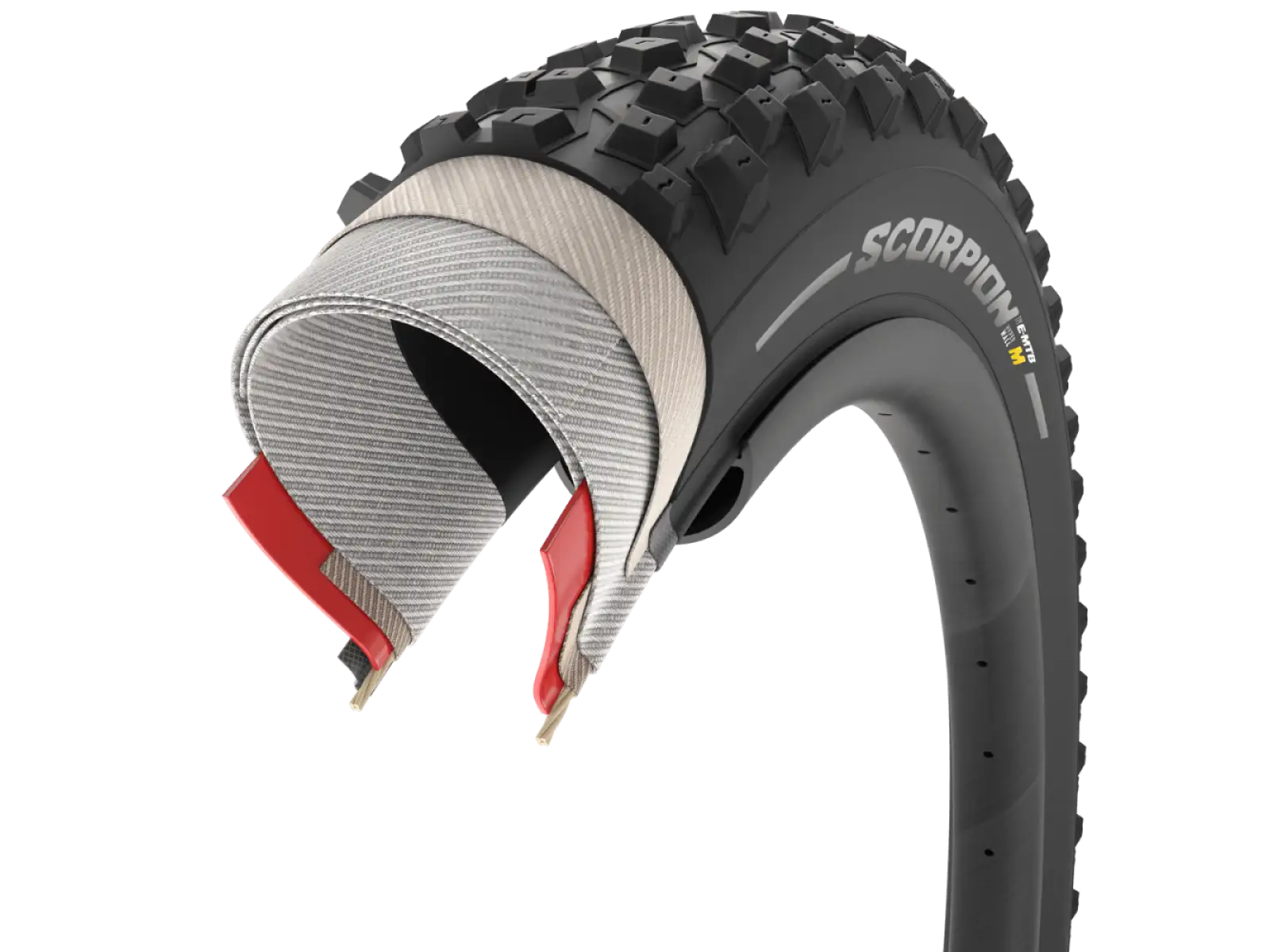 Pirelli Scorpion E-MTB M HyperWALL TLR 27,5 x 2,60" Reifen Kevlar Schwarz