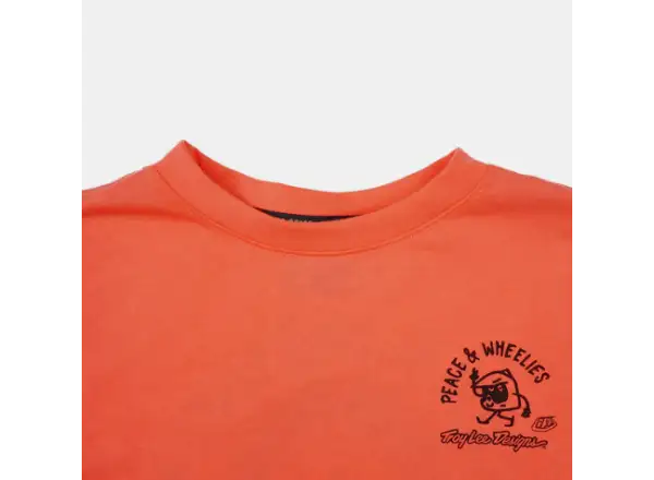 Troy Lee Designs Skyline Ride Tee Kinder Trikot Langarm P&W Melon