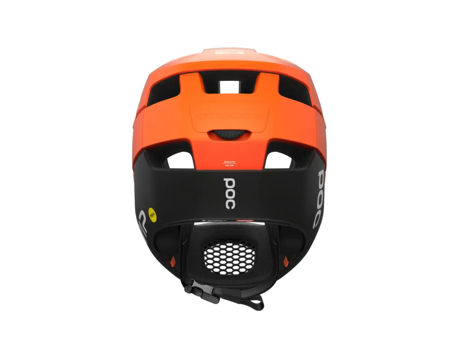POC Otocon Race MIPS Helm Fluorescent Orange AVIP/Uranium Black Matt