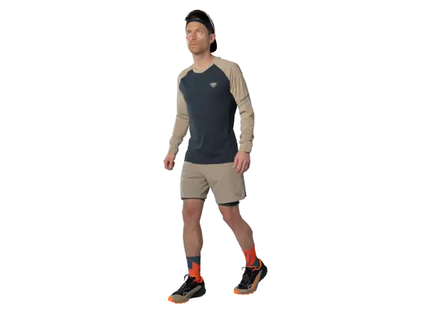 Dynafit Alpine Pro Herren Langarmshirt Blueberry/Rock Khaki