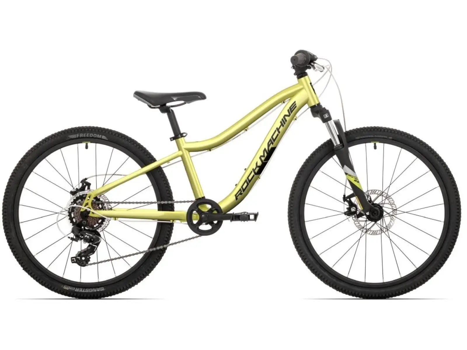 Rock Machine Storm 24 MD Kinderfahrrad Sulfur Yellow
