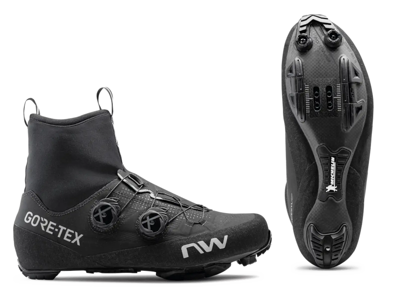 Northwave Flagship GTX MTB Winter Herren-Mountainbike-Schuhe Schwarz