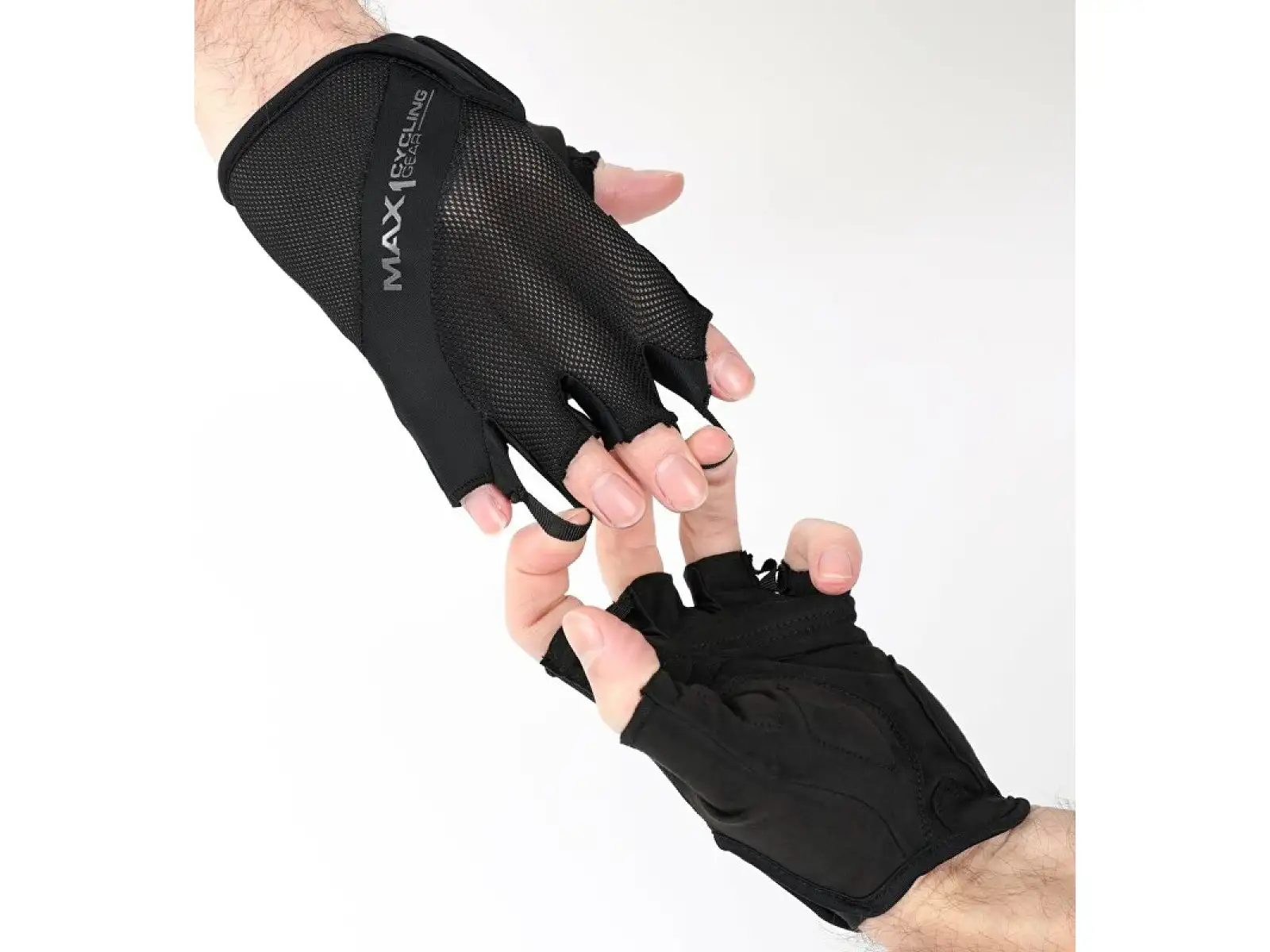 MAX1 Kurzfingerhandschuhe Schwarz