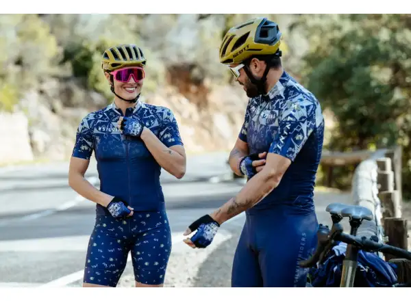 Silvini Cantona Damen Radhose mit Einsatz Navy.