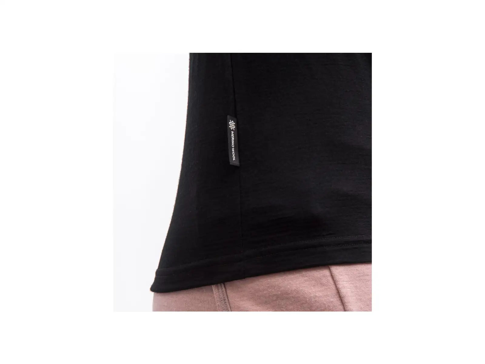 Sensor Merino Active No Logo Damen T-Shirt kurzarm schwarz