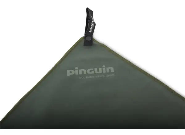 Pinguin Handtuch L grau
