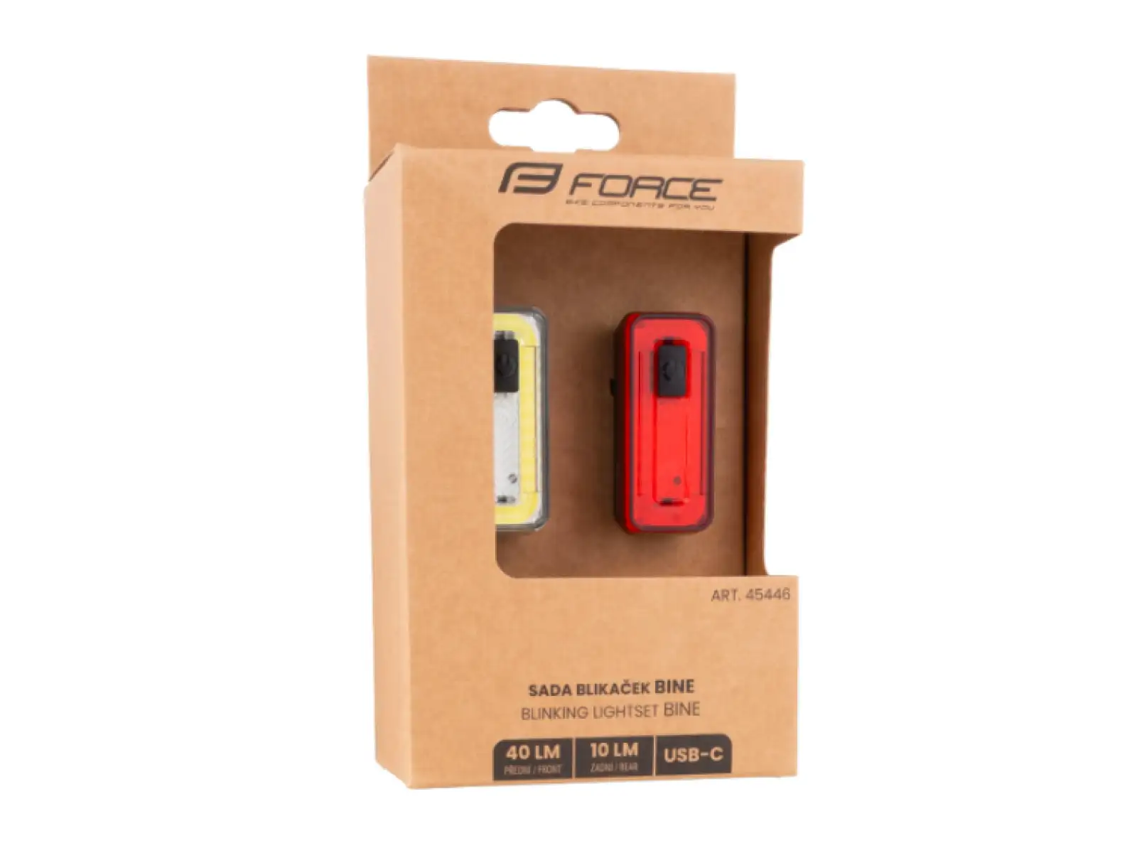 Force Bine USB Set Vorder- und Hinterlicht
