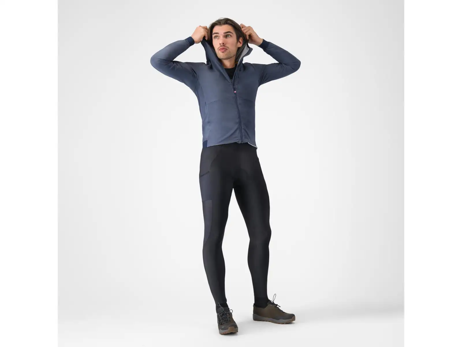 Castelli Fly Unltd Jacket Herrenjacke Dark Steel Blue