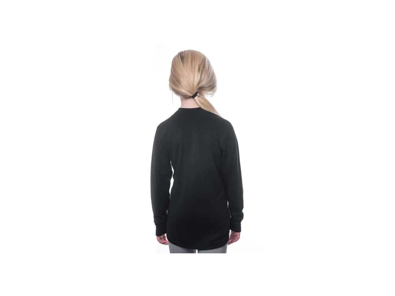 Sensor Merino DF Territory Kinder Langarmshirt schwarz