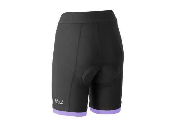Dotout Instinct Damen Shorts mit Polsterung Schwarz/Lila