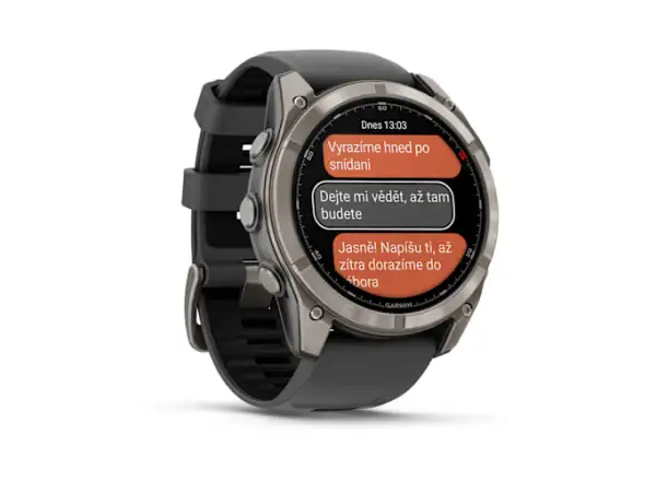Garmin fenix 8 Pro 51 mm AMOLED Sapphire Smartwatch Titanium Graphite/Black