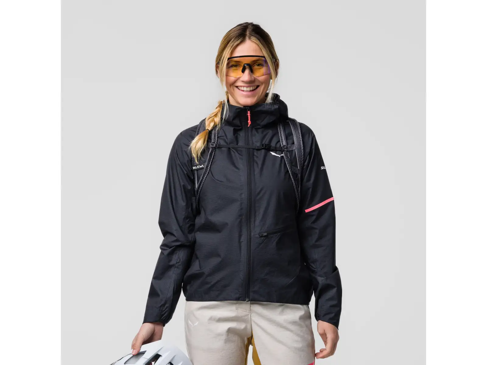 Salewa Vento PTX 2.5 L Damenjacke Black Out