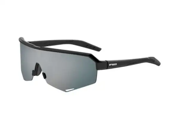 R2 Fluke Sonnenbrille matt schwarz/graue Gläser