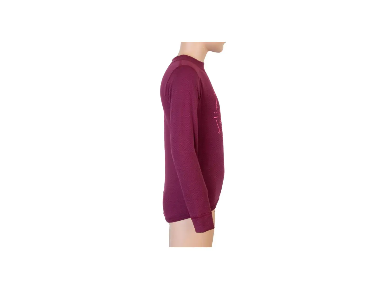 Sensor Merino DF Club Kinder Langarmshirt Lilla