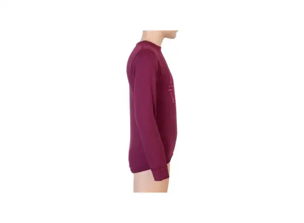 Sensor Merino DF Club Kinder Langarmshirt Lilla