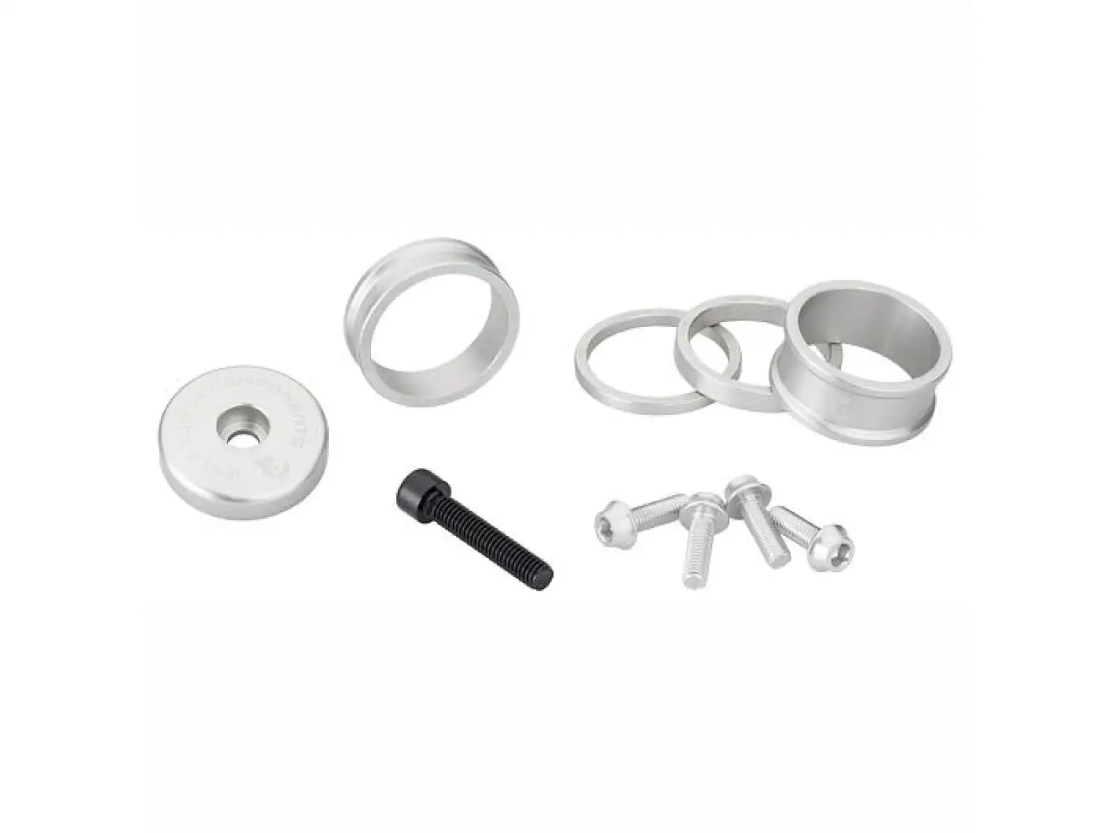 Wolf Tooth eloxierter Farbkit in Silber