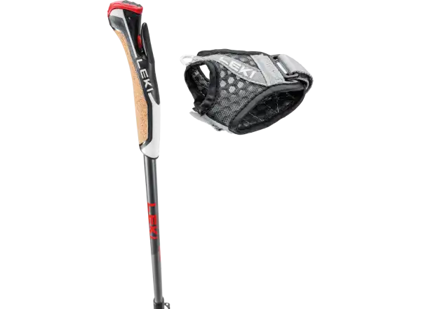 Leki Instructor Lite Trekkingstöcke Dark anthracite/Gray/Red Gr.100-125 cm