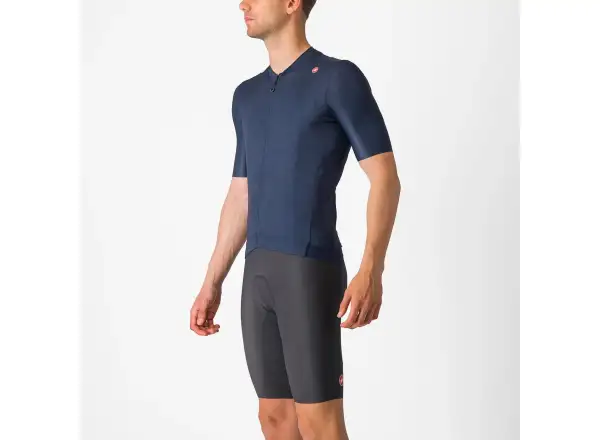 Castelli Espresso Herren-Trikot Kurzarm Belgian Blue/Silver Moon