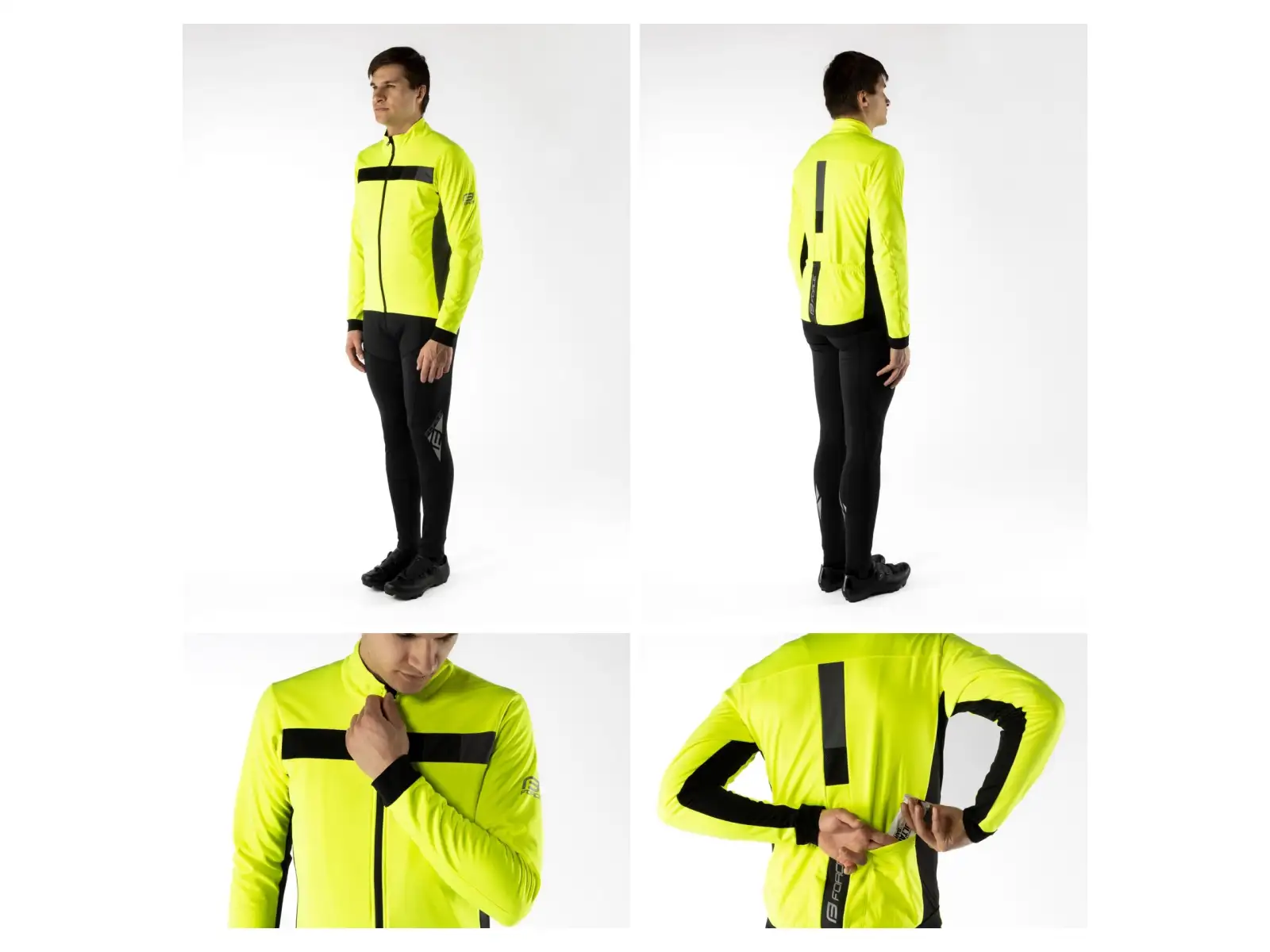 Force Frost Softshell Jacke fluoreszierend/schwarz