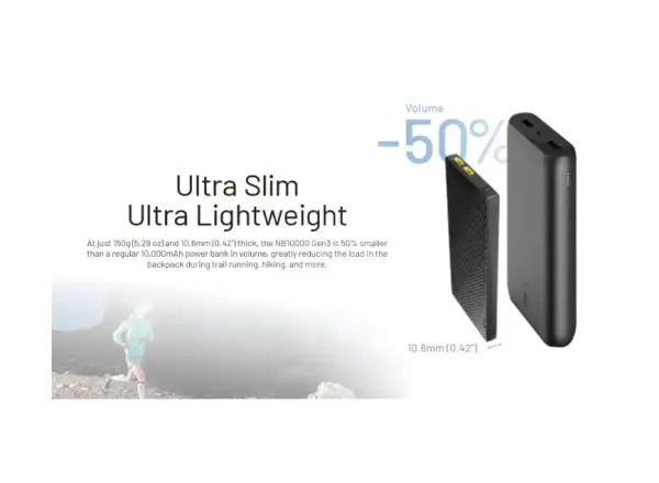 Nitecore leistungsstarke Powerbank NB10000 Gen3