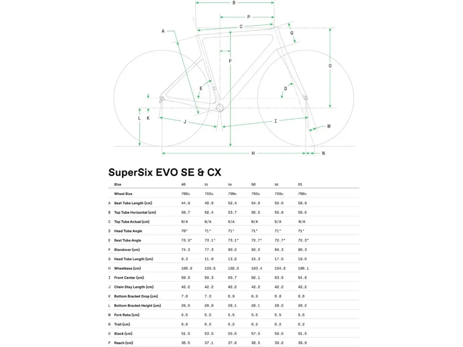 Cannondale SuperSix EVO CX Straßenrahmen BTR