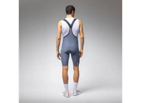 Alé R-EV1 GO Herren-Shorts mit Polster und Trägern Steel