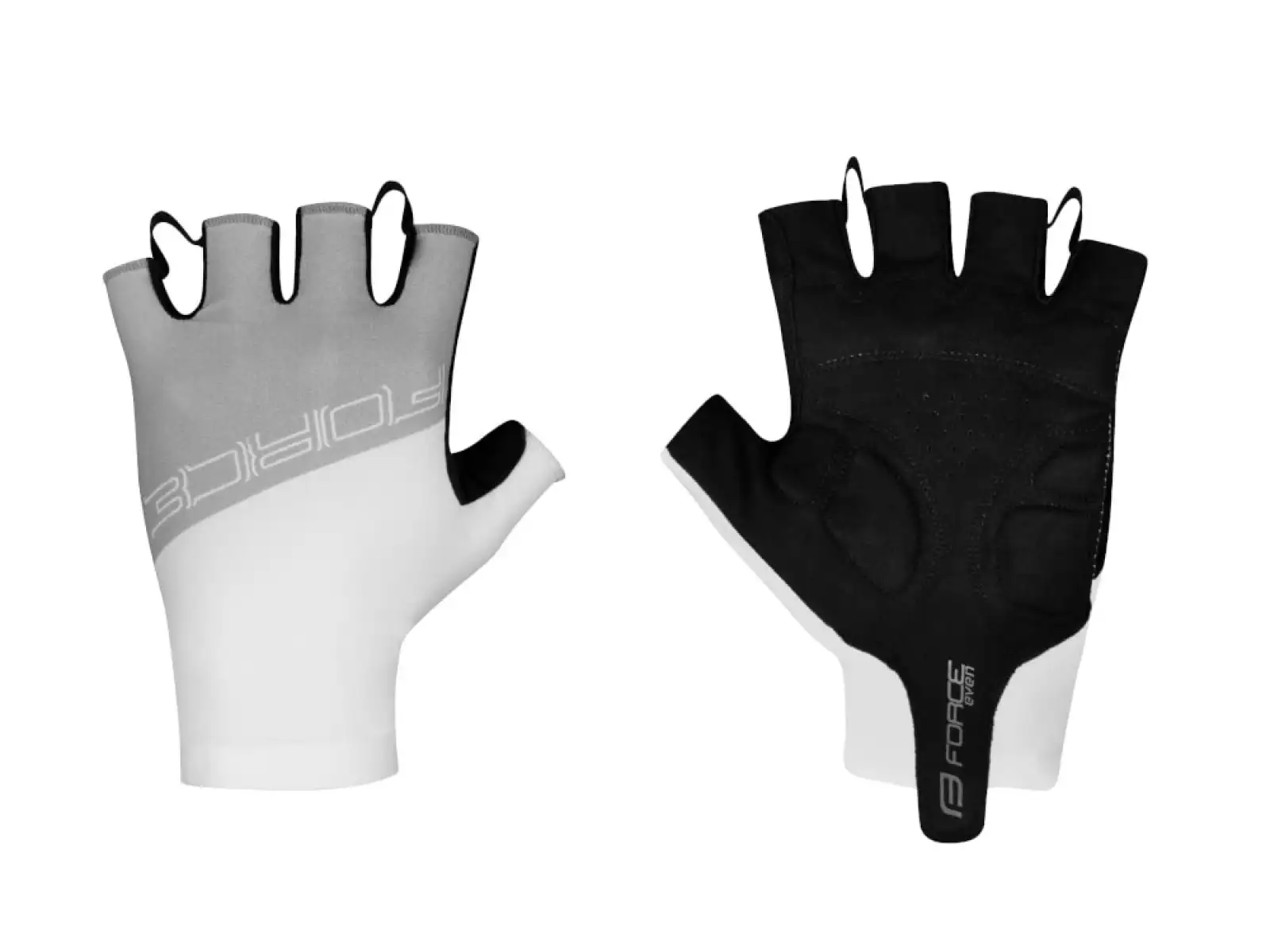 Force Even kurze Handschuhe grau/weiß